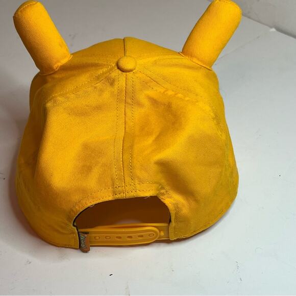 2017 Pokemon Nintendo Creatures Game Freak Yellow Hat Ballcap One Size Fits Most - Picture 2 of 6